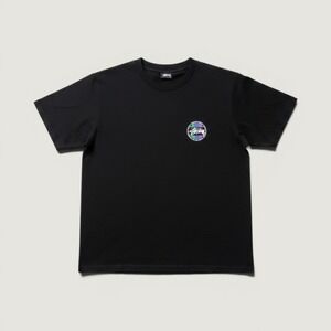 Stussy T Shirt Roots Reggae Surf Circle Logo Black‎ Medium